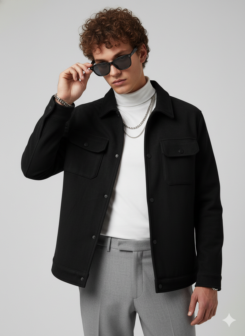 Jacket - Black and Grey