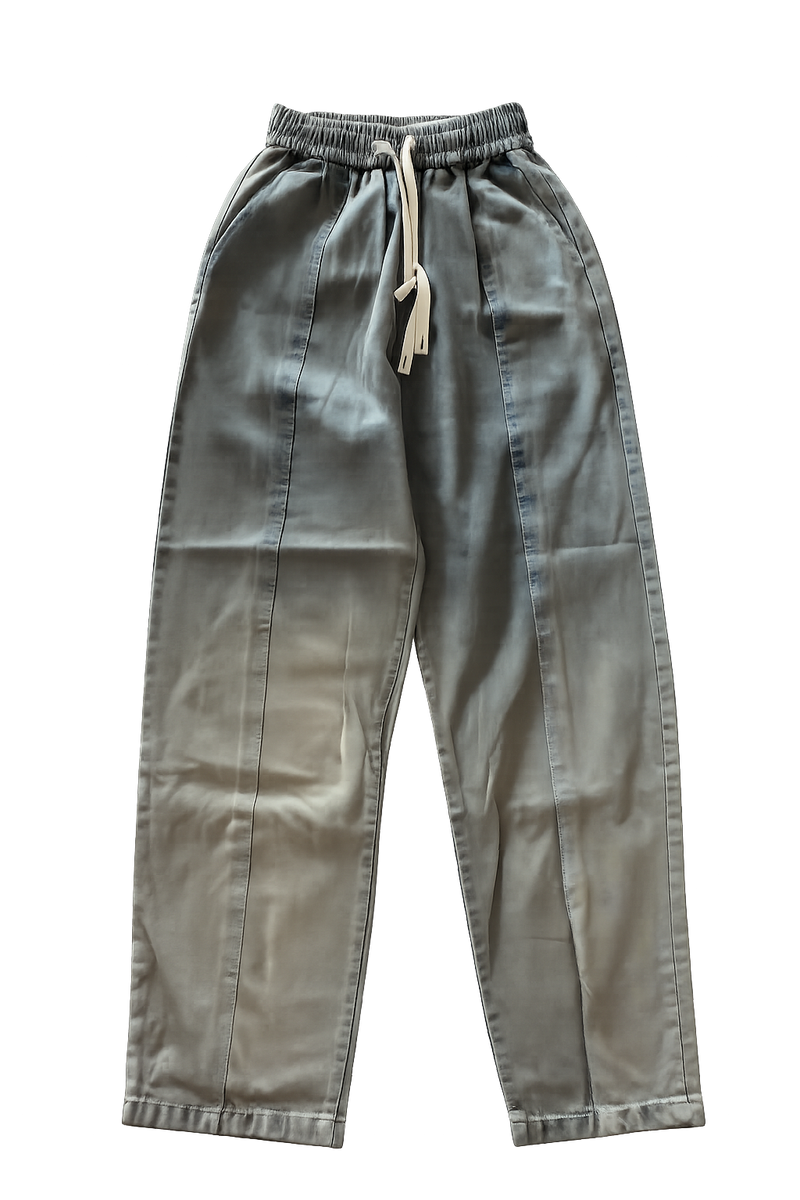 Wide leg faded Jean