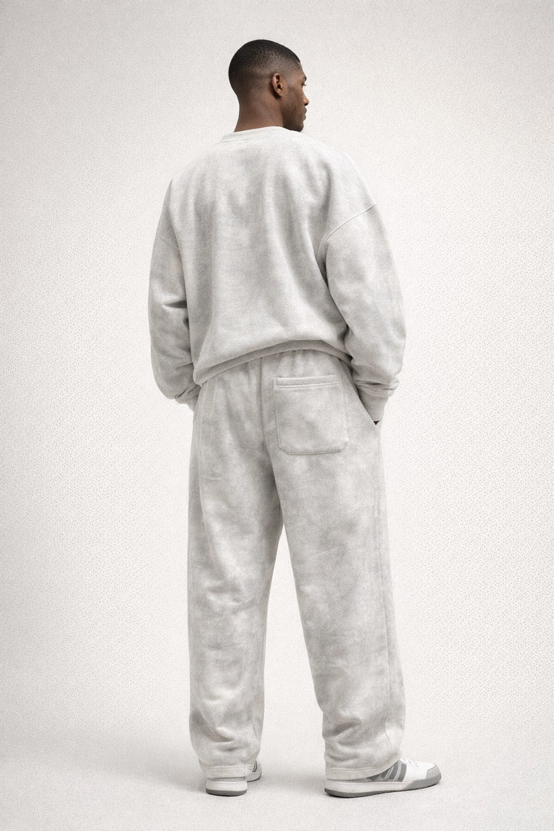 White and grey Joggers