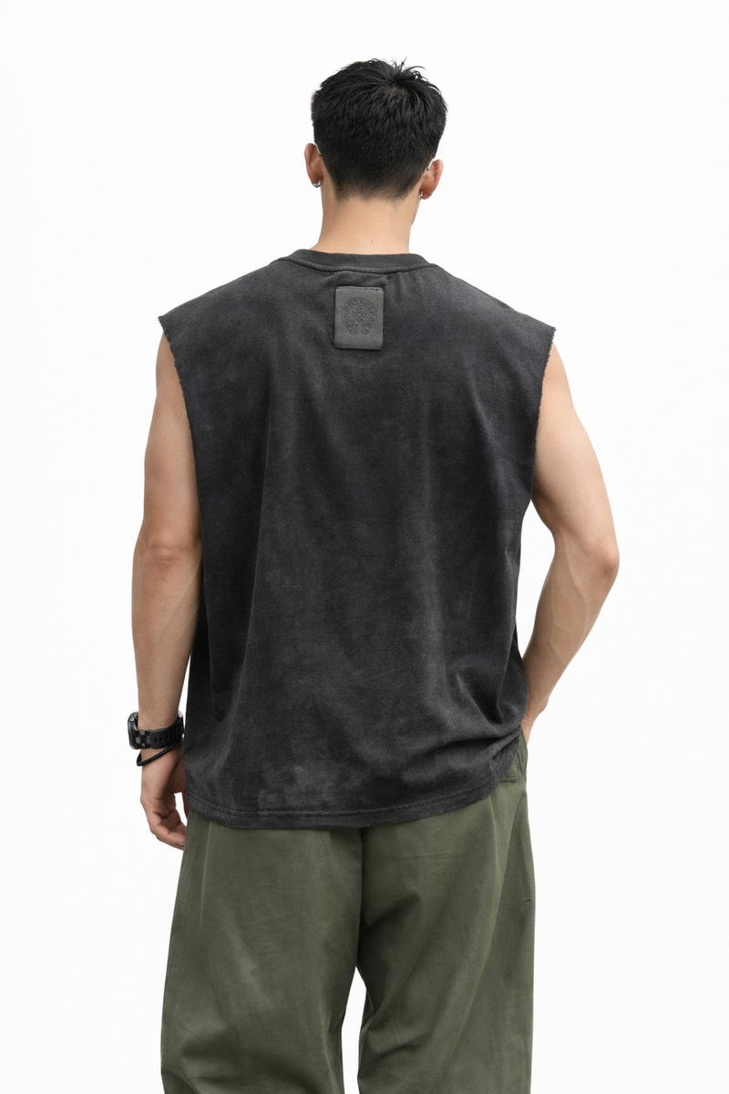 Cross Sleeveless T-Shirt