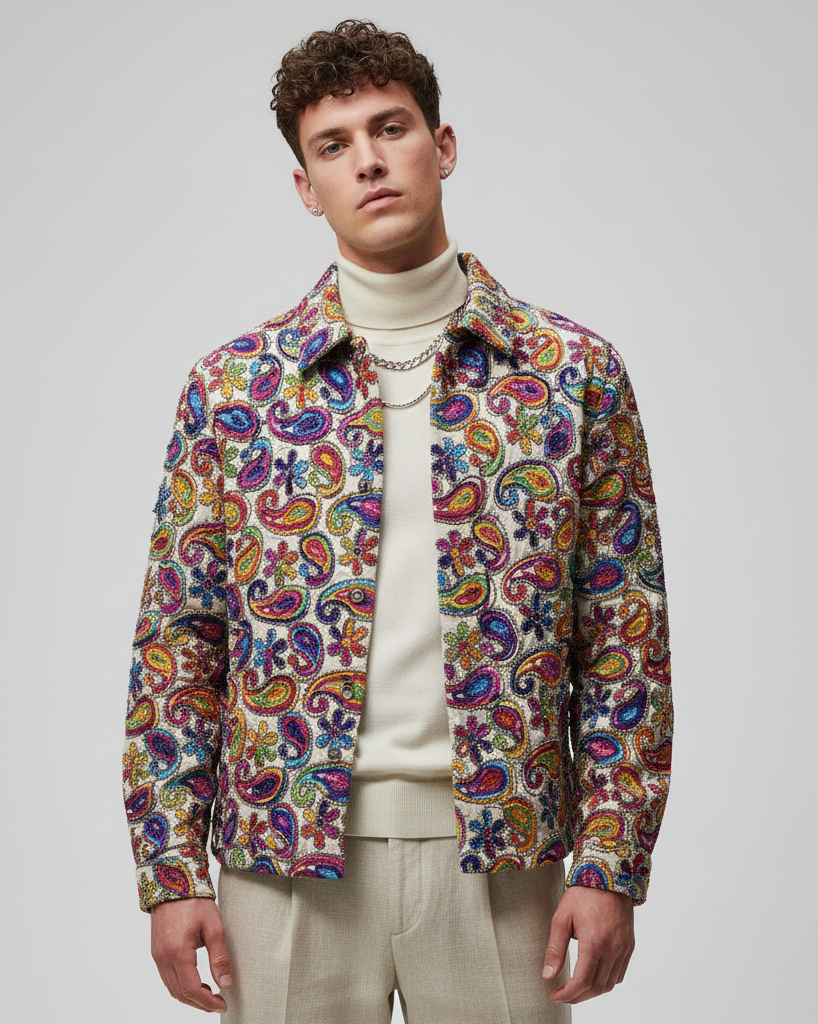 Paisley Embroidered Jacket