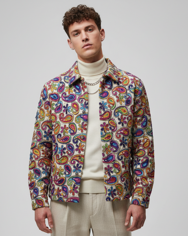 Paisley Embroidered Jacket