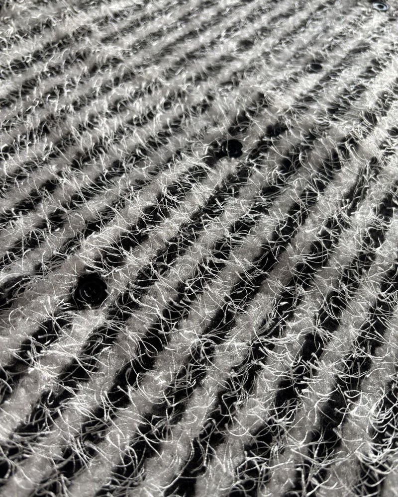 Black and White Striped Threaded Co-ords
