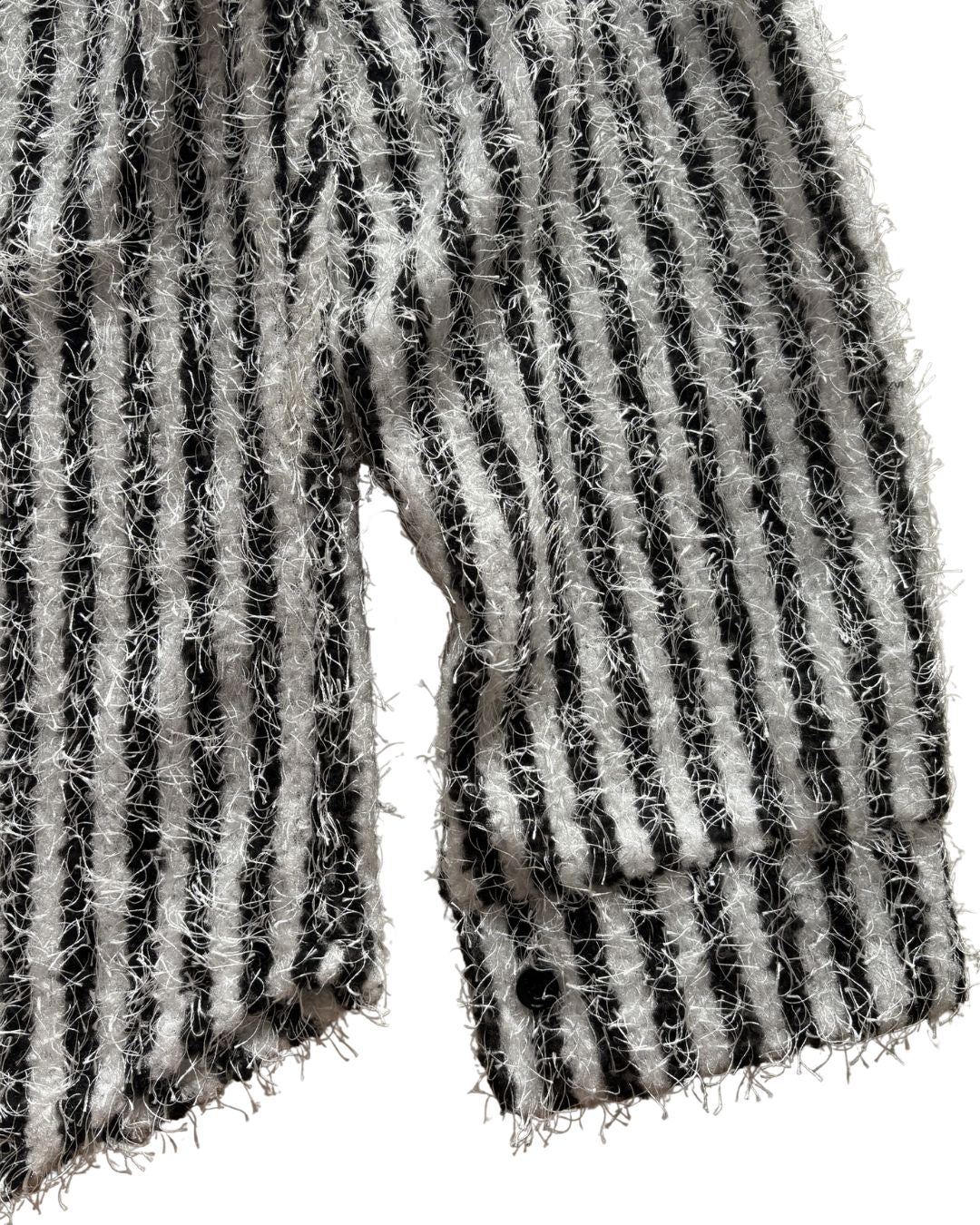 Black & White Textured Stripe Co-ord Set