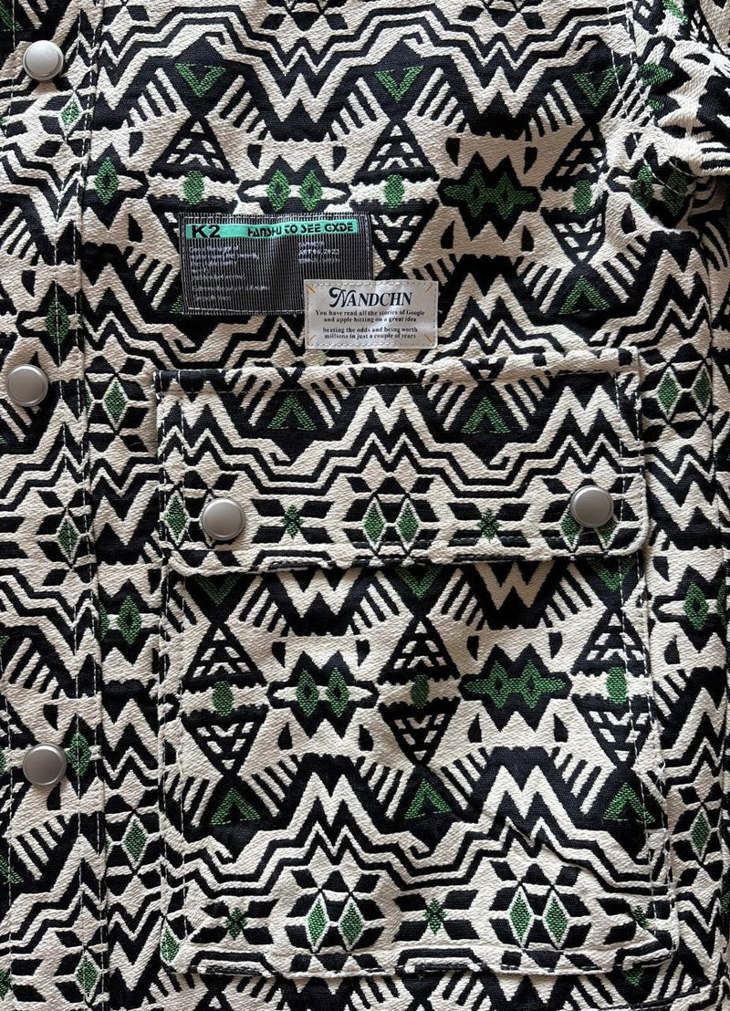 Green and Beige Jacket